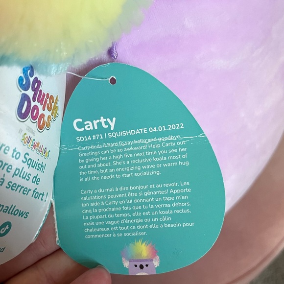 Squishmallows 18 inch Carty the Koala NWT 🌈 🐨 - Picture 6 of 6